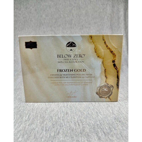 Below Zero Frozen Gold Firming & Tightening Peeling Mask Multi-Peptide Caffeine